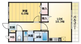 エテルネルA【1階】の間取り