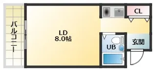 Rinon谷川【4階】の間取り