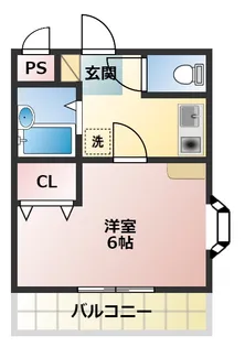 シャルムコート【2階】の間取り