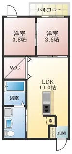 STAY THE HOUSE 河内国分【2階】の間取り