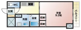 グラージュ春日丘【6階】の間取り