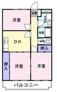 大県マンションⅡ【1階】の間取り