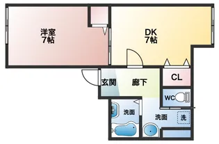 KukuluREX古市【1階】の間取り