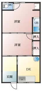 あおい荘【2階】の間取り
