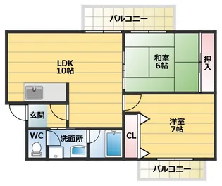 マンションリベラル【3階】の間取り