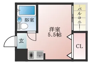フォンタルサウス【1階】の間取り