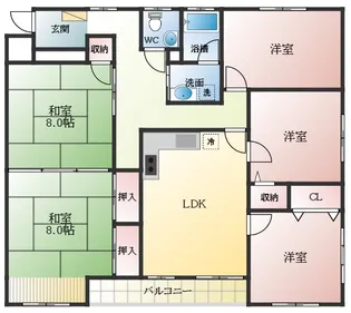 メゾン松原【7階】の間取り