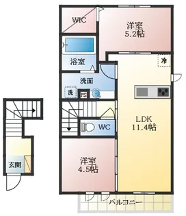 D-roomみのり【1階】の間取り