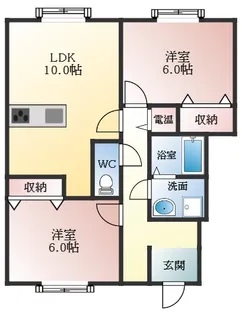CASA MUSICA B【1階】の間取り