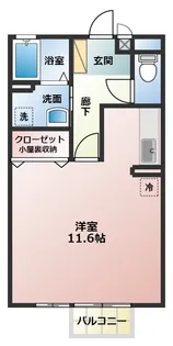 1Rの間取り画像