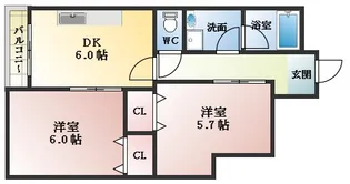 メゾン・ド・リーブ【2階】の間取り