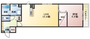 フォンターナ【1階】の間取り