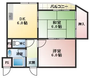 Y's COURT【2階】の間取り