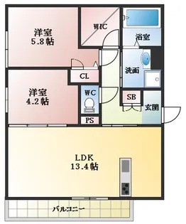 コルヌコピア【3階】の間取り
