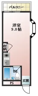 YTSマンション喜志【2階】の間取り
