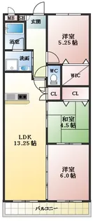 コートレジデンス【2階】の間取り