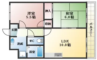 メゾン山下【3階】の間取り