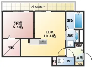 メゾン・ド・フルーレ桜【1階】の間取り