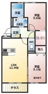 シャルマン【2階】の間取り