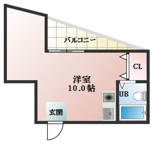 1Rの間取り画像