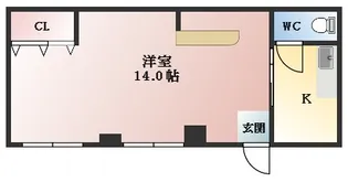 野々上マンション【1階】の間取り