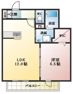 メゾン メルヴェイユ【1階】の間取り