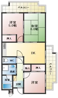 3LDKの間取り画像