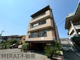 藤原マンション大井【4階】の外観