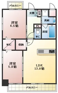 グラティ【2階】の間取り