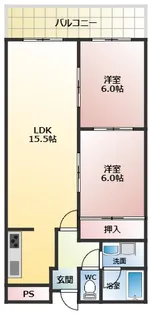 ライゼックス伸和【4階】の間取り