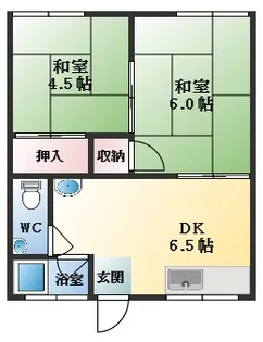 岸本マンション【2階】の間取り