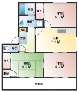 メゾンエクレール【2階】の間取り