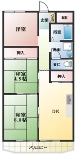 メゾン西川【3階】の間取り