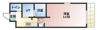 1Kの間取り画像