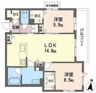 オーバチェア【2階】の間取り