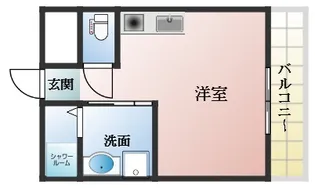 メゾンドアンジュ【2階】の間取り