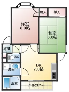 クライムハウス【4階】の間取り