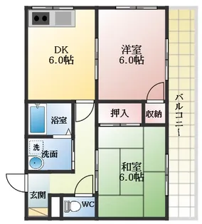エムズ【2階】の間取り