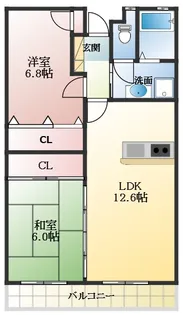 メゾン川口【1階】の間取り