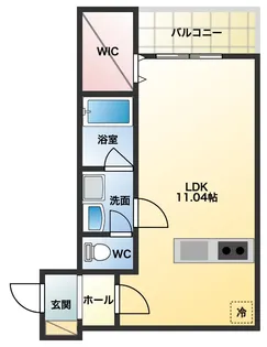 F+style藤井寺道明寺1号館【1階】の間取り