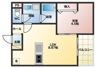 F+style藤井寺道明寺1号館【2階】の間取り
