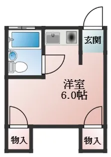 田中ハイツ【2階】の間取り