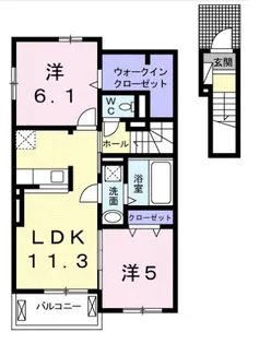 グラン ソレイユ【2階】の間取り