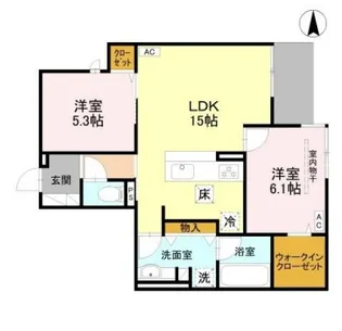 ドエルエミネンス達【1階】の間取り