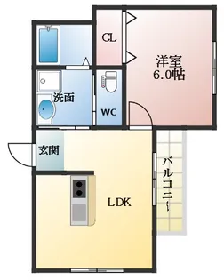 Kukulu REX古市【3階】の間取り