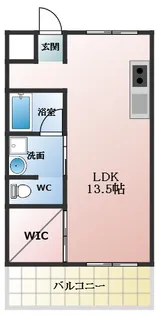 プランドール【4階】の間取り