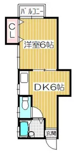 スマイル竹田【1階】の間取り