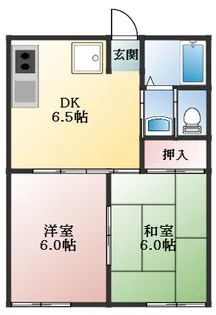 タウニールビー【1階】の間取り