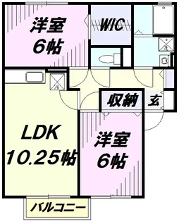 マインプラム【2階】の間取り