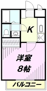 グランデ・ママン くすのき台【2階】の間取り